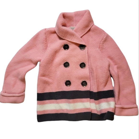 Calvin Klein Other - Calvin Klein Size 3T Pink Black Peacoat Cardigan